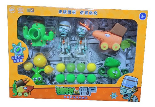 Pvz Juguetes Plantas Vs Zombies Set Con Caja Y Envio Gratis