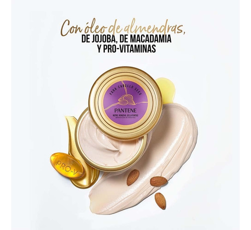 2 Pzas Mascarilla Capilar Pantene Nutre Renueva Sella 300ml