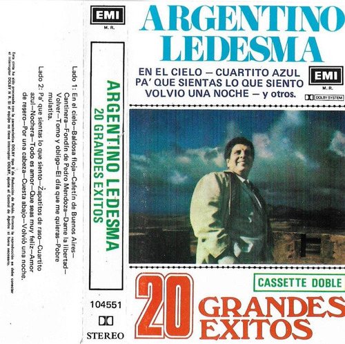 Argentino Ledesma - 20 Grandes Exitos