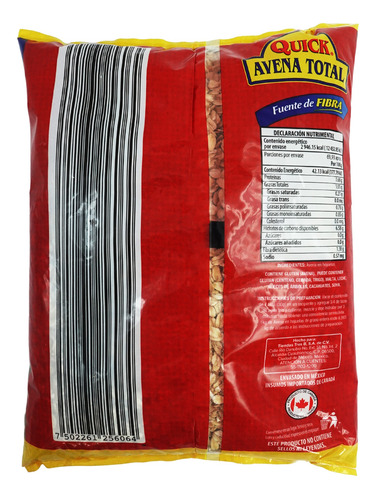 Avena Natural Quick Avena Total 1 Kg