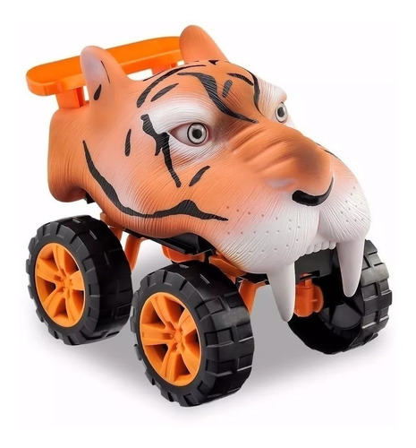 Carro Carrinho Tigre Animals Off Road - Usual Ver Vídeo Cor Sortido