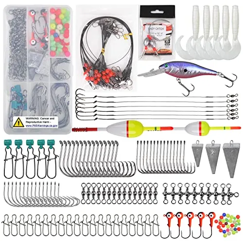 comprar Kit De Pesca De Agua Salada,161pcs Accesorios De Bzgfe