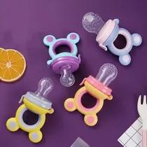 Comprar Chupón Alimentador Osito Para Bebés Frutas Alimentos X 2unds