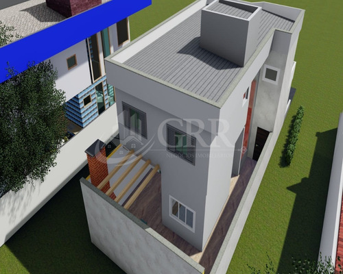 Imagem 4 de 12 de Casa Nova / Sobrado 3 Dormitórios 2 Vagas No Condomínio Residencial Villa Da Matta Taubaté - Ca01418 - 69188170