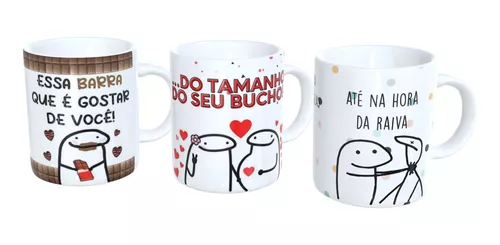 Kit Caneca Meme Flork Amor