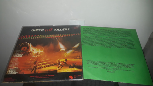 Lp Duplo Queen Live Killers 1979 Vinil Gatefold + Encartes (Usado)