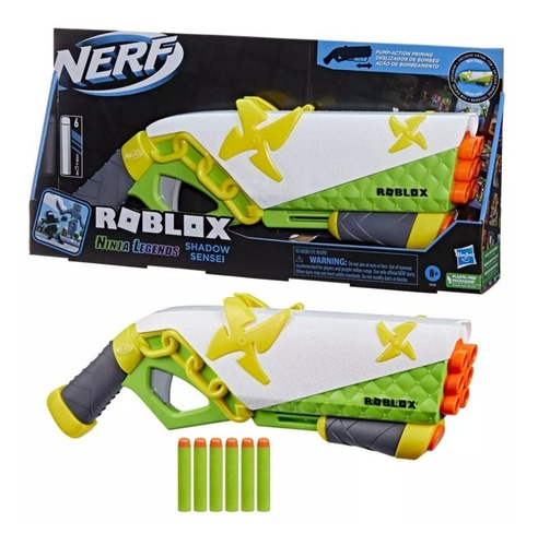Lanzador Nerf Roblox Scorpion Dardos - Hasbro / Diverti