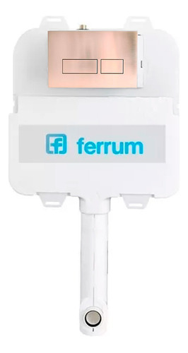 Depósito Embutir Ferrum D92te + Tapa Doble Tecla Vta51-nq