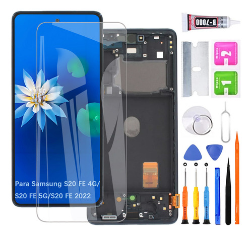 Pantalla Para Samsung S20 FE G780F G781B Incell Con Marco