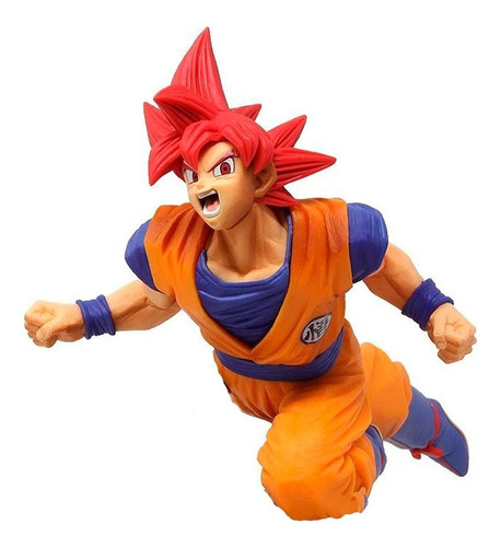 Figura Dragon Ball Super Goku Ssj Dios Original Banpresto