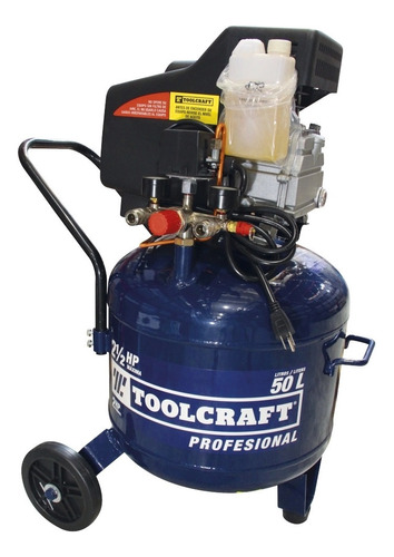 Compresor De Aire Vertical 2hp 50l Toolcraft Tc5483