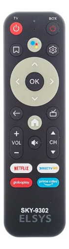 Controle Compatível Com Receptor Elsys Etri01 Smarty Sky9302