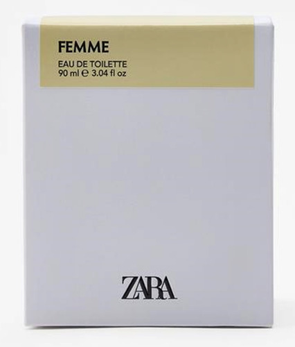 Perfume Zara Femme 90ml Original Edp