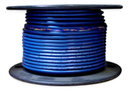 Cable Primario Marino - Calibre 14 - Color: Azul - 100 Pies