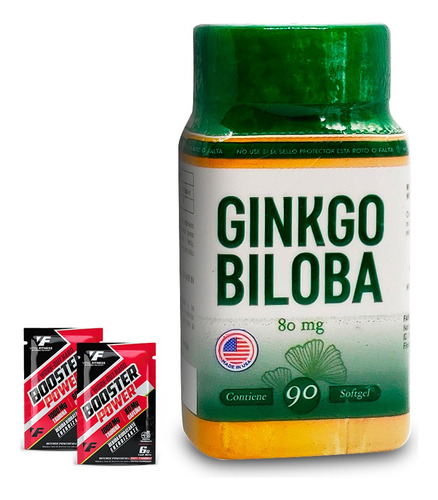 Ginkgo Biloba Americano 90caps - Unidad a $48900