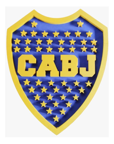 Cartel Cuadro Decorativo Polyfan Boca Juniors Diseño Futbol 