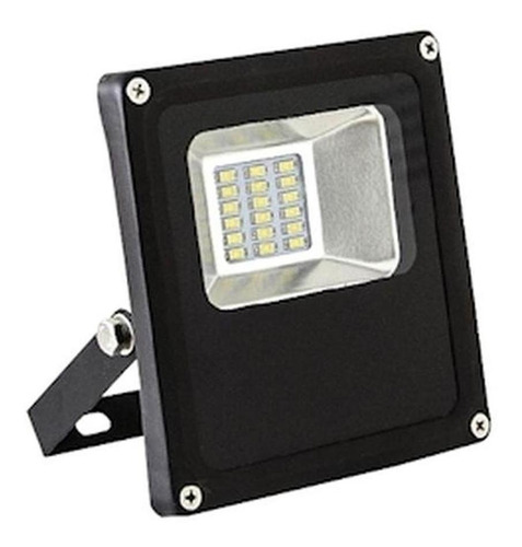 Luz Led Reflector Para Parques, Mxmnr-002, 10w, 3000k, Blanc Carcasa Negro Luz Blanco neutro