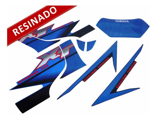 Adesivos Xt225 2002 Azul Perolizado Resinado Compatível F805