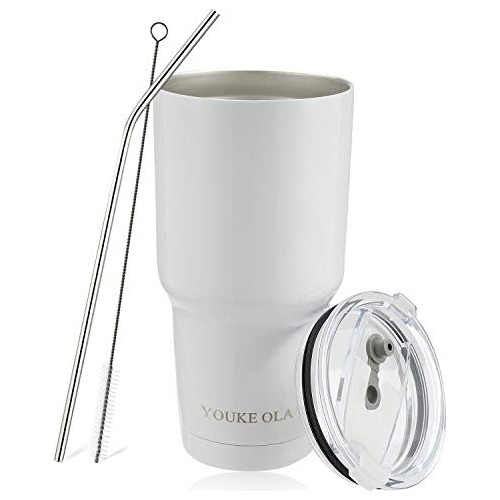 Acero Inoxidable Vaso 30 Oz Vacío Taza De Café Aislad...