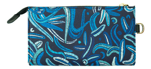 Bolsa Cheen Pineda Covalin Diseño Quetzalcóatl Marino Color Marinobcsq