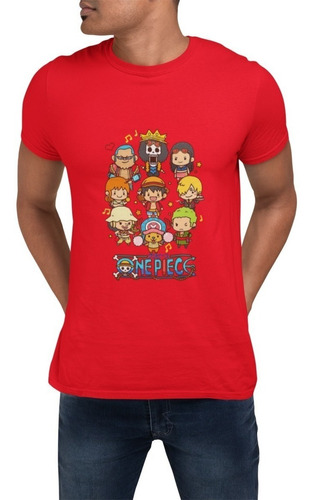 Polera One Piece Otaku Manga Anime Personajes Estampada