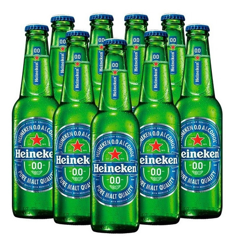 Imagen 1 de 7 de Cerveza Heineken 0.0% 4x6 Bot 250ml