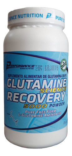 Glutamina Science Recovery 500 Powder (1kg) - Performance Sabor Natural