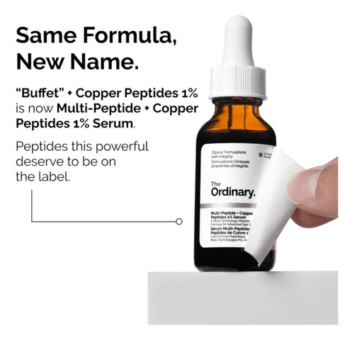 The Ordinary Buffet Multi-peptide + Copper Peptides 1%