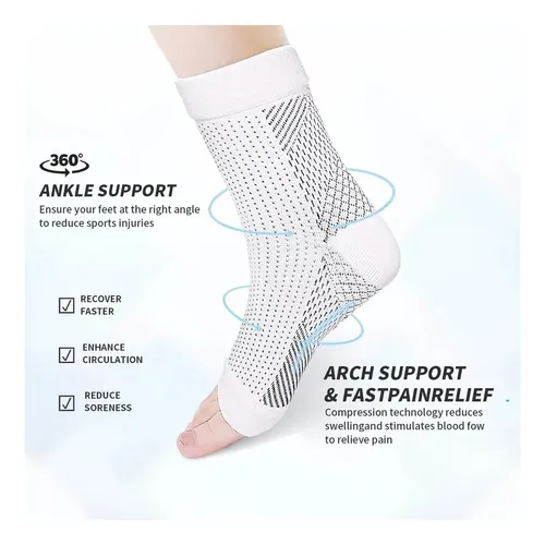 Calcetines De Compresión Para Neuropatía,4 Pares