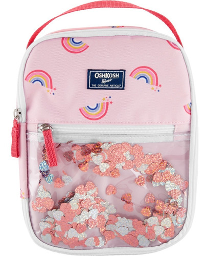 Set De Mochila Y Lunchera Oshkosh Arcoiris- Envio Gratis!