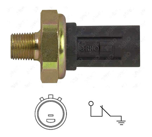 Sensor Pressao Oleo Hyundai I30 Hb20 Kia Soul 3-rho 3303