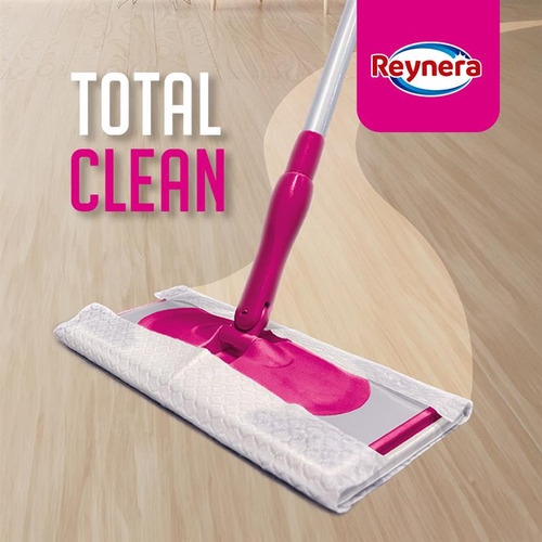 Kit Mop Total Clean + 24 Repuestos De Paños Secos Reynera