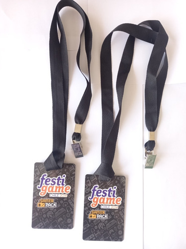 Portacredencial Festigame Chile 2014, Lanyard Set De 2