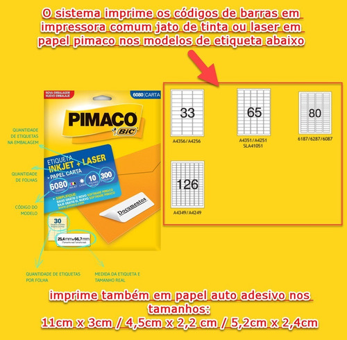 Impressoras P/ Sistema Smb Store, Sistec, Orientação De Mod. (Usado)