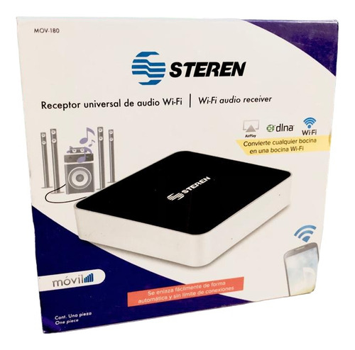Receptor Universal De Audio Wi-fi Steren Mov-180.