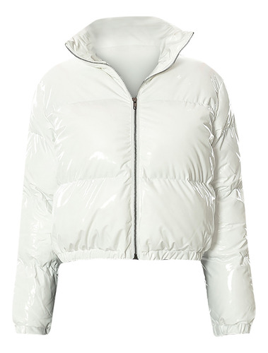 Abrigo De Invierno Para Mujer, Cuello Alto, Cálido, Con Capu
