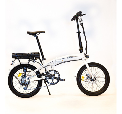 Bicicleta Electrica Plegable Randers R20 Shimano Color Blanco