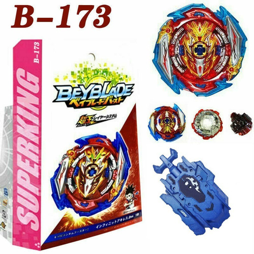 Beyblade Superking Infinite Achilles B-173 + String Launcher