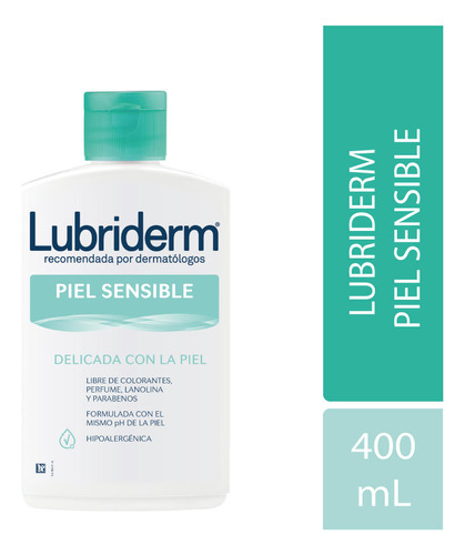 Lubriderm Crema Hidratante Piel Sensible 400ml