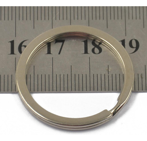 4 X 10 Unids Fuerte De División Plana 32 Mm Níquel Aro