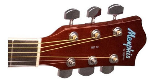 Violão eletroacústica Tagima Memphis MD 18 para destros tabbaco burst madeira técnica satin