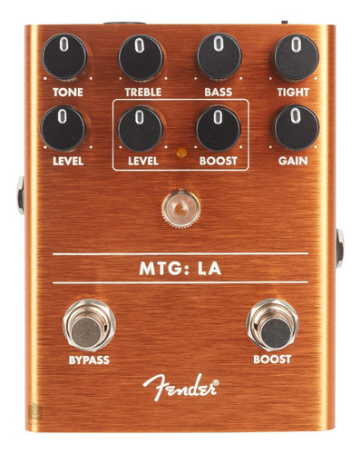 Pedal Efecto Fender Mtg: La Tube Distortion Para Guitarra