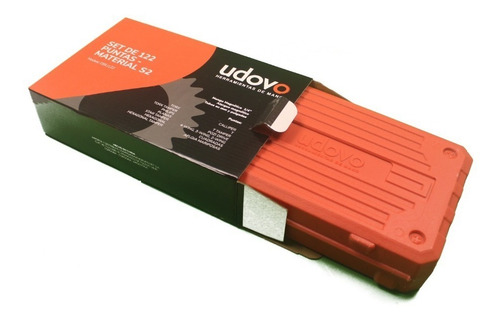 Juego Puntas 122 Pcs 1/4 Acero S2 Udovo