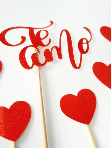 Imagen 2 de 3 de Combo Feliz Aniversario + Corazones + Deco