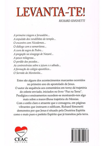 Levanta-te!, de : Richard Simonetti. em português, 2002