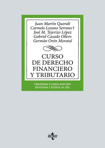 Libro Curso De Derecho Financiero Y Tributario - Martin Q...