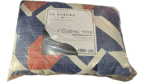 Cubre Cama Capitoneado Doble Faz C/fundas 2 Plazas Sommier