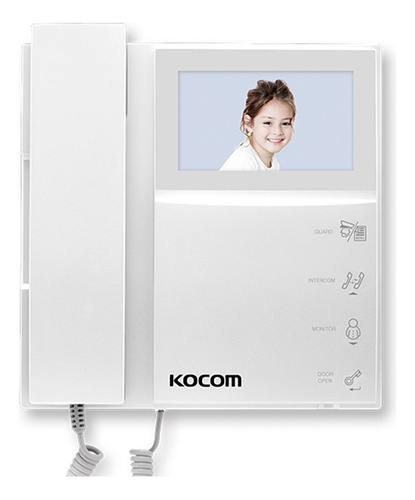 Monitor Para Video Portero Lcd 4.3  Kocom Kcv-464 Edificio