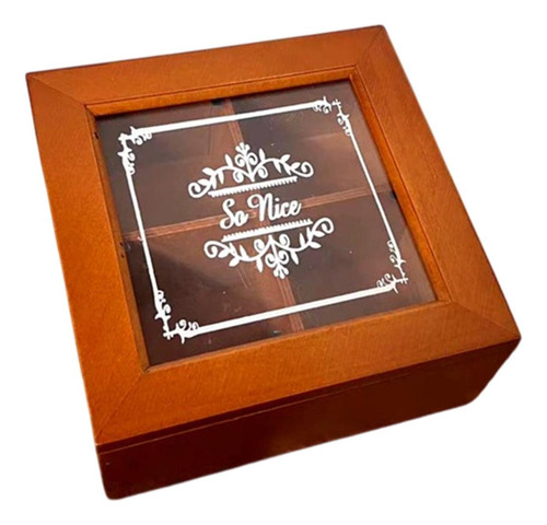 Caja De Almacenamiento De Joyas, Contenedor De Madera,,