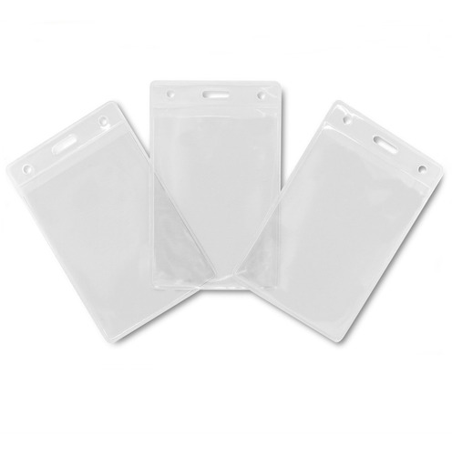 Imagen 4 de 5 de Sobres Pvc Grandes Porta Tarjeta Fabrica 140x100mm Pack 10u